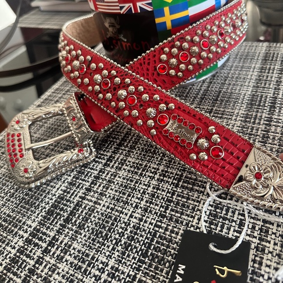 BB Simon belt- Red Trojan